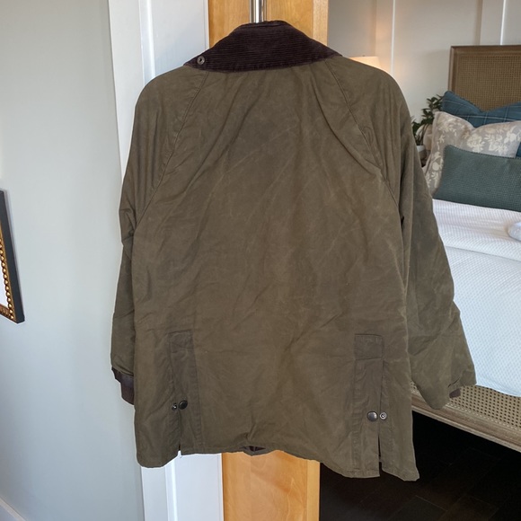 Barbour + J. Crew Olive Classic Bedale - Picture 4 of 6